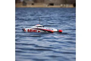 Pro Boat Blackjack 24" Catamaran Brushless Electric RC Speed Boat - Red & White image 118863