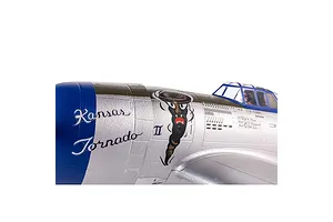 E-Flite RC Plane P-47 Razorback 1.2m Warbird BNF Basic with AS3X and Safe Select Technology image 118993
