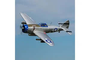 E-Flite RC Plane P-47 Razorback 1.2m Warbird BNF Basic with AS3X and Safe Select Technology image 118995
