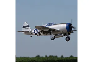 E-Flite RC Plane P-47 Razorback 1.2m Warbird BNF Basic with AS3X and Safe Select Technology image 118996