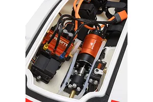 Pro Boat Impulse 32" Deep-V Brushless Electric RTR RC Speed Boat - White/Red image 119221