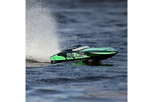 Pro Boat Impulse 32" Deep-V Brushless Electric RTR RC Speed Boat - Black/Green image 119238