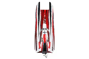Pro Boat Blackjack 42" Catamaran Brushless Electric RC Speed Boat - Red & White image 119280
