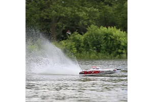 Pro Boat Blackjack 42" Catamaran Brushless Electric RC Speed Boat - Red & White image 119288