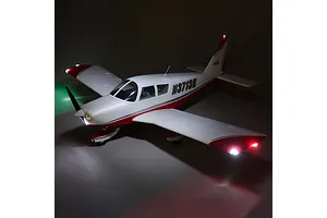 E-Flite RC Plane Piper Cherokee 1.3m BNF Basic with AS3X and Safe Select Technology image 119296