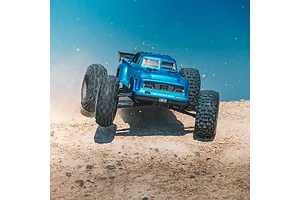 ARRMA Notorious 6S BLX (V4) RC Truggy Electric Brushless 1/8 Scale RTR - Blue image 119346