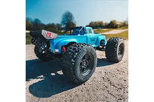 ARRMA Notorious 6S BLX (V4) RC Truggy Electric Brushless 1/8 Scale RTR - Blue image 119349