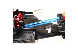 GPM Aluminium Centre Rear Chassis Brace - Red image 119616