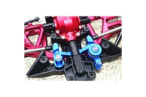 GPM Aluminium Steering Assembly Set with Servo Saver - Orange image 119646