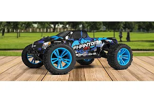 Maverick Phantom MT RC Monster Truck Electric 4WD 1/10 Scale RTR - Black/Blue image 119710