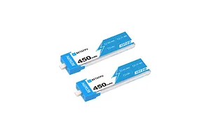 BetaFPV 3.8V 450mAh 30C HV Soft Case LiPo Batteries 4Pcs image 119793