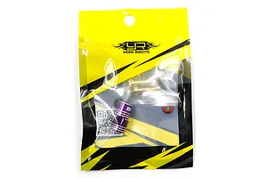 Yeah Racing Aluminium 4mm Bullet Plug Set with Grips - Purple image 120002