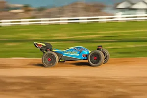 ARRMA TYPHON Mega 665 RC Buggy Electric 4WD 1/8 Scale RTR - Blue image 120165