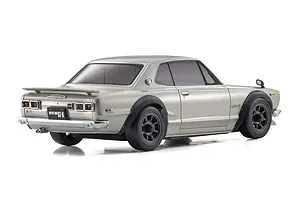 Kyosho Mini-Z MR-04 Nissan Skyline 2000GT-R (KPGC10) Tuned Ver. RC Drift Car Electric RWD RTR - Silver image 120166
