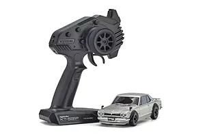 Kyosho Mini-Z MR-04 Nissan Skyline 2000GT-R (KPGC10) Tuned Ver. RC Drift Car Electric RWD RTR - Silver image 120167