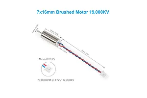BetaFPV 7x16mm 19000KV Brushed Motor Set 4Pcs image 120243