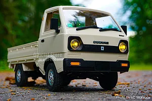 WPL D14 Suzuki Carry RC Drift Kei Truck Electric 4WD 1/10 Scale RTR - White image 121750