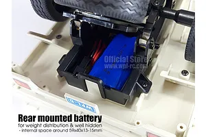 WPL D14 Suzuki Carry RC Drift Kei Truck Electric 4WD 1/10 Scale RTR - White image 121759