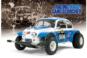 Tamiya Sand Scorcher RC Buggy Electric 2WD 1/10 Scale Kit - White image 121802