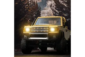 MN Model Toyota LC79 RC Rock Crawler Electric 4WD 1/12 Scale RTR - Yellow image 122052