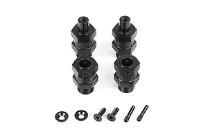 Rovan Aluminium 24mm Wheel Hex Widener Set - Black image 122071