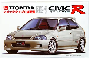 Fujimi 1/24 Honda Civic Type R Late Model (EK9) Car Scaled Plastic Model Kit