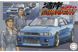 Fujimi 1/24 Nissan Skyline R33 GT-R RGO Wangan Midnight Car Scaled Plastic Model Kit