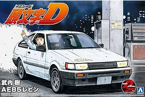 Fujimi 1/24 Toyota AE85 Levin Itsuki Takeuchi Initial D Car Scaled Plastic Model Kit
