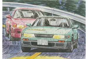 Fujimi 1/24 Nissan Silvia S13 Kouichiro Iketani Initial D Car Scaled Plastic Model Kit