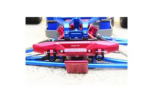 GPM Blue Aluminium E-Revo 2.0 Front Bumper w/ D Rings image 122145