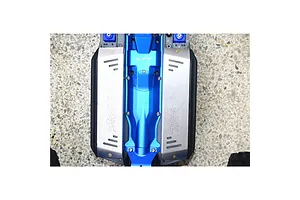 GPM Aluminium Centre Skid Plate - Blue image 122153