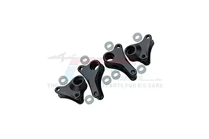GPM Black Aluminium Traxxas Mini E-Revo Front and Rear Rocker Arm Set image 122156