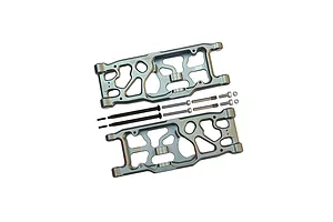 GPM Aluminium Rear Lower Suspension Arms 2Pcs - Grey