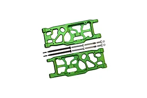 GPM Aluminium Rear Lower Suspension Arms 2Pcs with Hardware - Green image 122349