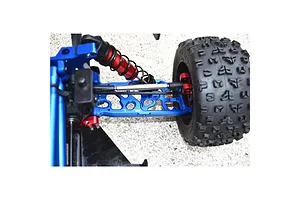 GPM Black Aluminium Rear Lower Suspension Arms 2Pcs w/ Hardware image 122356