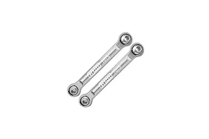 GPM Silver Aluminium Steering Links 2Pcs image 122450