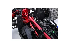 GPM Aluminium Front and Rear Chassis Brace 2Pcs - Black image 2