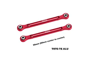 GPM Aluminium 90mm Front Camber Links 2Pcs - Red