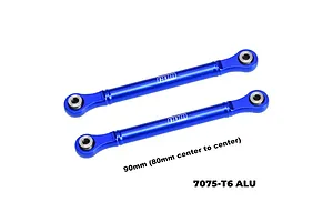 GPM Aluminium 90mm Front Camber Links 2Pcs - Blue