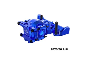 GPM Aluminium Front Upper and Lower Bulkhead - Blue image 122664