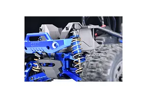 GPM Aluminium Front Upper and Lower Bulkhead - Blue image 122665