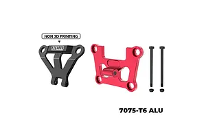 GPM Aluminium Front Bulkhead Mount and Bumper Mount Brace Set - Red