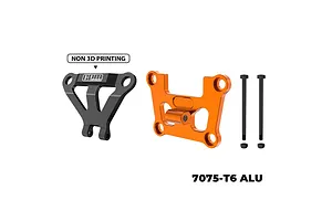 GPM Aluminium Front Bulkhead Mount and Bumper Mount Brace Set - Orange