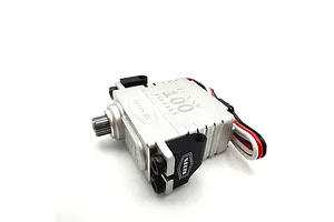 Reefs RC Aluminium RAW100 Mini Servo Mounting Tabs 2Pcs - Black image 3