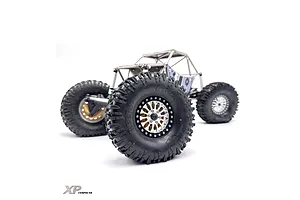 Reefs RC 2.2" Crux XP Compound (Pink) Rock Crawler Tyres with Foam Inserts 2Pcs image 122723