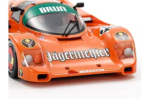 Tamiya 1/24 Porsche 962C Jagermeister Racing Car Scaled Plastic Model Kit image 122801