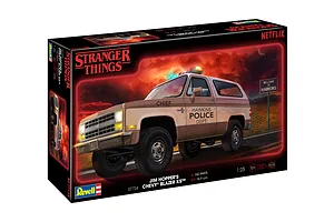 Revell 1/25 Hoppers 1985 Chevrolet K5 Blazer SUV Scaled Plastic Model Kit - Stranger Things image 122825