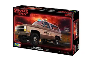 Revell 1/25 Hoppers 1985 Chevrolet K5 Blazer SUV Scaled Plastic Model Kit - Stranger Things image 122827