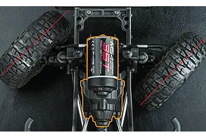 MST CFX-W JP1 RC Rock Crawler Electric 4WD 1/10 Scale RTR - Grey image 123026