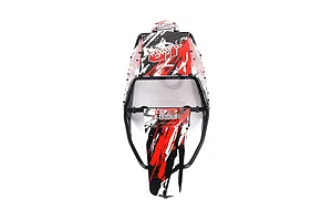 Rovan Black Steel Baja Roll Cage w/ Painted Red Panels image 123122